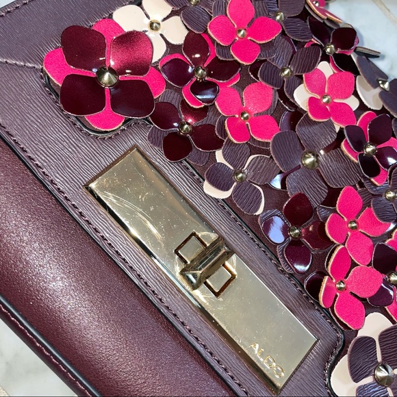 3D Floral Aldo Handbag - Picture 2 of 6